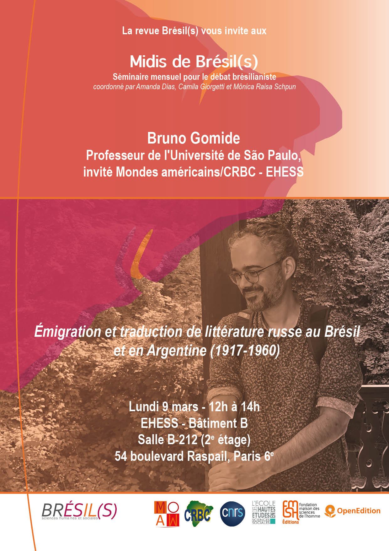 Les Midis de Brésil(s) - Bruno Gomide, professeur de l'Université de São Paulo : 