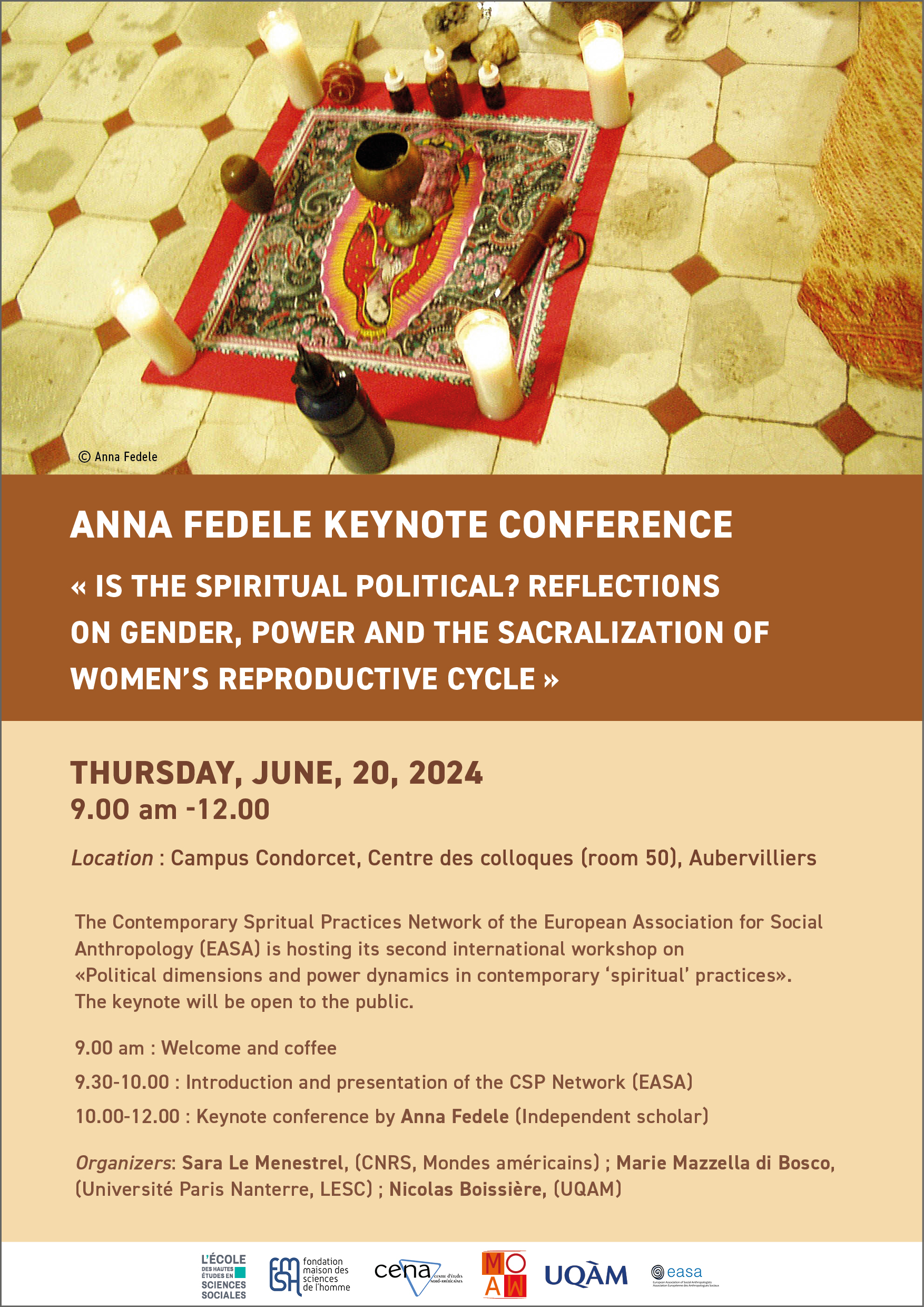 Keynote conference by Anna Fedele